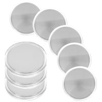 【CW】✷ஐ  10 Pcs Engraving Blanks Jewelry Engravable Round Blank Medal Metal