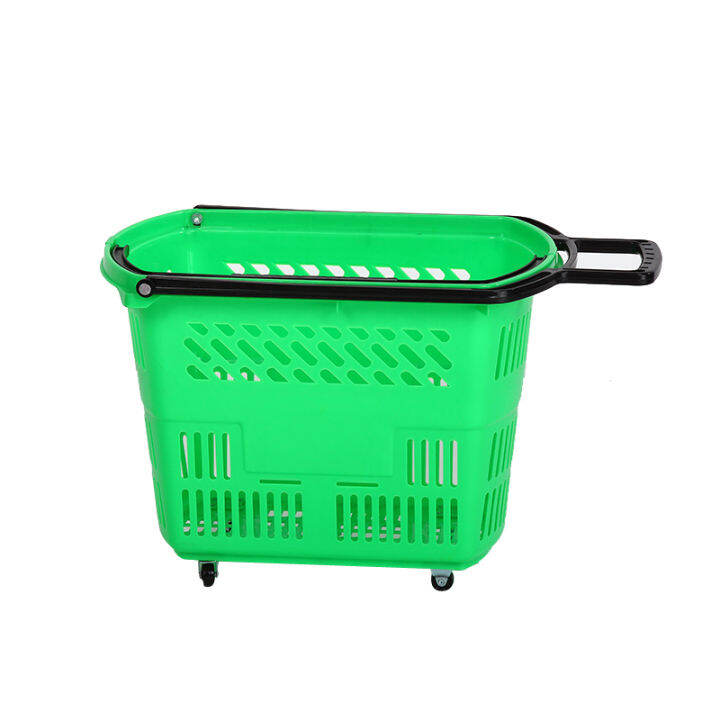 Supermarket and Convenience Store Shopping Basket Plastic Pull Level