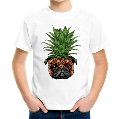 Joyonly 2018 Kids 3d T shirt Lovely Pug Green Leaf Colorful DJ Paint Music Printed Boys Girls T-shirt Children Summer Cool Tops