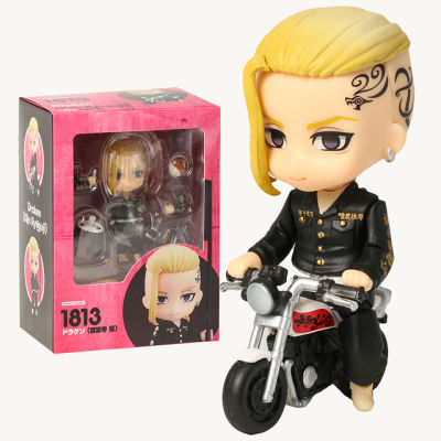 Tokyo Revengers PVC ตุ๊กตาขยับแขนขาได้ Draken Ryuguji #1813กล่องอนิเมะของเล่นโมเดล