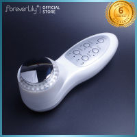 foreverlily เครื่องนวดหน้าอัลตราโซนิก 7 สี LED โฟตอน ผิว ฟื้นฟู แสงสว่าง บำบัด ยกกระชับใบหน้า ต่อต้าน ริ้วรอย อุปกรณ์ความงาม