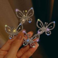 【CW】 2022 Hair Clamp for Rhinestone Hairpins Barrettes Crab Clip Bridal Accessories