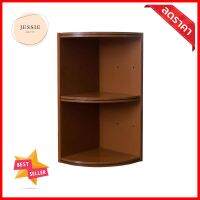 ชั้นจบมุมโค้ง KING PLATINUM 32x67.8 ซม. สีไม้สักROUND CORNER CABINET KING PLATINUM 32x67.8CM TEAK **บริการเก็บเงินปลายทาง**