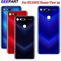 สำหรับ Honor View กระจกมองหลัง20ฝาหลังปิดโทรศัพท์สำหรับ Honor V20ปลอกหุ้มช่องหลังเคสสำหรับหัวเหว่ย Honor View อะไหล่ LHG3765 PCT-AL10 20กรอบหลัง