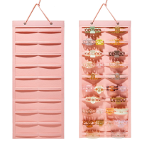 10 20 With Storage Clip Holder Layer Display Strips Hanging Hair Clips