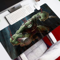 Teenage Mutant Ninja Turtles Game Cute Mouse pad Gaming Accessories Mousepads Computer Large 900x400 Mousepad DIY Gamer Rubber Carpet With Backlit Play CS GO Desk Mat Locking Edge