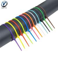 100pcs 100mm Self-locking Nylon Cable Ties 12 Color Plastic Zip Tie Wire kabel Binder Wrap Straps Reusable