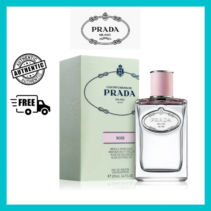 Prada Les Infusion De Rose Perfume Women's 100ml 100% Authentic Perfume For  Women [POP Original Perfumes] | Lazada PH