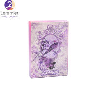 ลาเวนเดอร์ Lenormand Oracle บัตรทำนายโชคชะตาไพ่ทาโร่เกมกระดานสำหรับพบปะครอบครัวปาร์ตี้วันหยุด