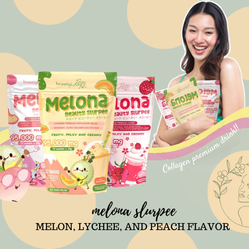 Melona Beauty Slurpee Premium Japanese Collagen Drink Whitens