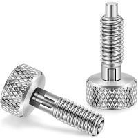 Hand Retractable Spring Plunger with Knurled Handle Stainless Steel Lock-Out M6 Type Release Pins for Rolling Toolbox