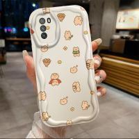 เคสสำหรับ Xiaomi POCO M3ลายคลื่นหมีไอศครีมเคสเคสโทรศัพท์นิ่มสาวน่ารัก