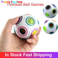 3D Spherical Rainbow 360 Cube Toy Plastic Creative Ball Magic Football Cubes Puzzles Children Learning Educational Fidget Toys