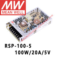 หมายถึงดี RSP-100-5 Meanwell 5VDC 20A 100W เอาท์พุทเดียวกับ PFC ฟังก์ชั่นแหล่งจ่ายไฟร้านค้าออนไลน์