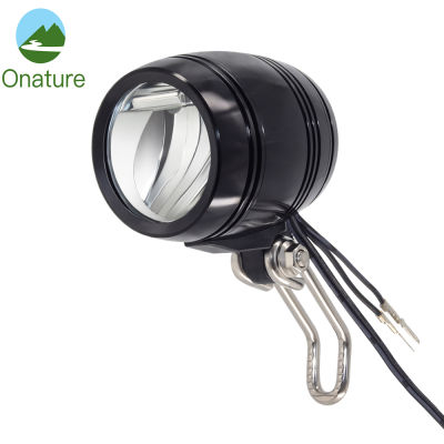 2021Onature Updated dynamo bike light with parking light and have button turn on off AC6V 2.4W led bicycle dynamo light