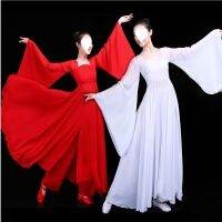 [COD] Classical dance big fish and begonia performance costumes are elegant fresh improved Hanfu red Zhaoyuan cool monochrome