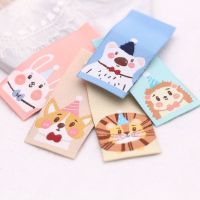 100pcs Woven Label With Embroidery Clothes Bag Shoe Tags Handmade DIY Crafts Sewing Accessories 22082303 Stickers Labels