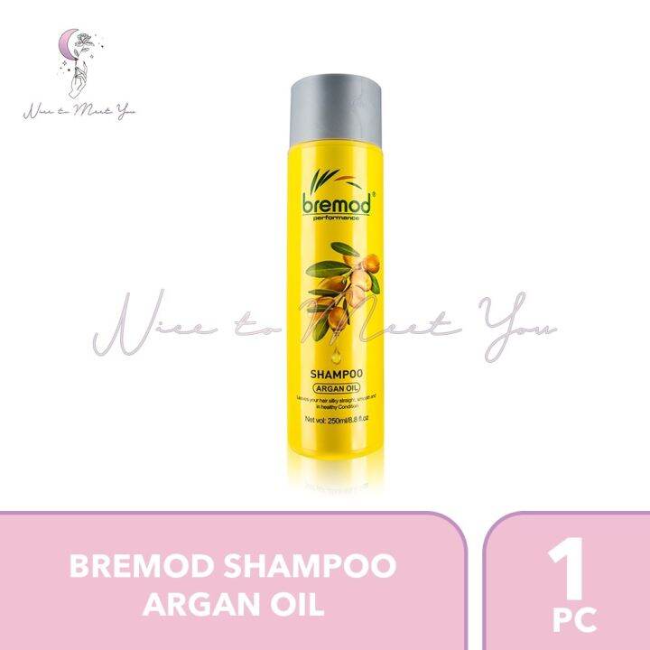 [Hot sales] Bremod Argan Oil Hair Shampoo 250mL Care Lazada PH