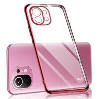 [มาแรง] ใสดูหรูหราเคสซิลิโคนสำหรับ Xiaomi Mi 12 11 10 11T 10T Pro 9 Lite 12X เคลือบบางพิเศษเคสนิ่มสำหรับ POCO F3 M3 F2 M4 Pro