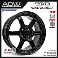 [ส่งฟรี] ล้อแม็ก AUTO OPTION รุ่น AOW11 ลาย TE37 ก้านยก ขอบ16" 4รู100 สีดำเงา กว้าง7" ล้อเบา FlowForming 6.3kg จำนวน 4 วง