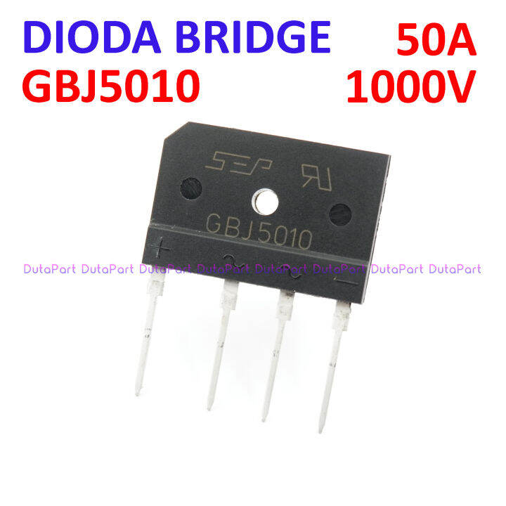 3 PCS GBJ5010 50A 1000V GBJ 5010 Dioda Bridge Sisir Jembatan Rectifier ...