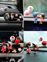 ✇℡﹍ Car air-conditioning outlet perfume pendant car cute cartoon lasting fragrant instrument desk creative furnishing articles