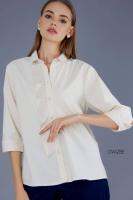 Guy Laroche Soft Cotton Shirt เสื้อเชิ้ตคัตตอลแขน 3ส่วน (GVAZBE)