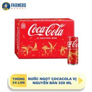 Giao hàng toàn quốc Thùng 24 Lon nước ngọt Cocacola vị nguyên bản 320 ml