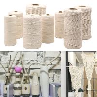 【YD】 1mm/2mm 100m/Roll Macrame Cotton Cord Twisted Rope Twine String Knitting Wedding