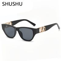 Retro Small Frame Cat Eye Sunglasses for Women Luxury V Sun Glasses Men Brand Designer Retro Shades Fashion Oculos De Sol