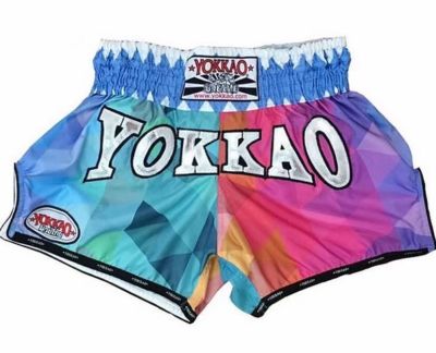 YOKKAO กางเกงมวยไทยนำเข้าจากประเทศไทยแท้การต่อสู้ Sanda มวยต่อสู้กีฬากางเกงขาสั้นชายและหญิง Gratis Ongkir