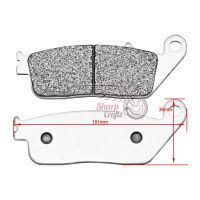 haitongwushangwuzixun บันไดจักรยานหน้าและหลังทำจากทองแดงโลหะสำหรับ BMW C600 C 600 Sport 2012-2015 C 650 GT สกู๊ตเตอร์ C650GT C650 2012-2018