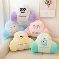 การ์ตูนญี่ปุ่นกวางสีส้ม Sanrio Cinnamoroll Kuromi Hangyodon Pom Pom Purin โซฟาผ้าของเล่นหมอนอิงสะโพกเบาะรองนั่งตุ๊กตาน่ารัก