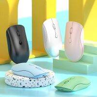 ZZOOI Rechargeable Bluetooth Wireless Mouse with 2.4GHz USB 1600DPI Silent Mouse for iPad Tablet Laptop Phone PC Macbook Gaming Mouse