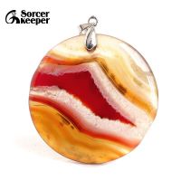 High Quality Natural Botswana Agate Gem Stone Beads Pendant Necklaces Wholesale Classic Necklace For Womens Mens Jewelry BK347