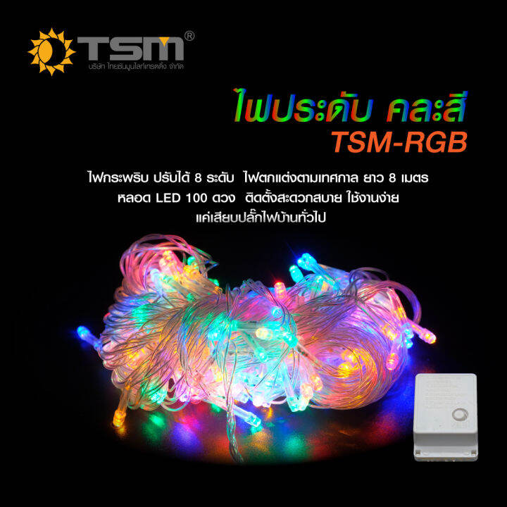 ไฟตกแต่ง-led-ไฟประดับ-ไฟกระพริบ-ปรับนิ่งได้-เลือกได้9สี-ไฟคริสต์มาส-ปีใหม่-สายไฟประดับ-แบบเสียบไฟ-กันน้ำใช้กลางแจ้งได้