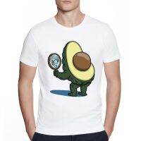 Funny Fruit Creative Avocado Hunchvocado Print T-Shirt Pop Tops Punk Hip Hop Unisex Streetwear Casual Tops