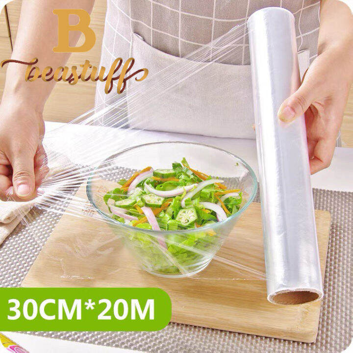 Plastic Food Wrap (30cm x 20 meters) Food Grade Cling Wrap Food