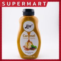 SUPERMART Lin Caramel Topping 450 g. ท็อปปิ้งคาราเมล ตรา ลิน 450 ก. #1108238