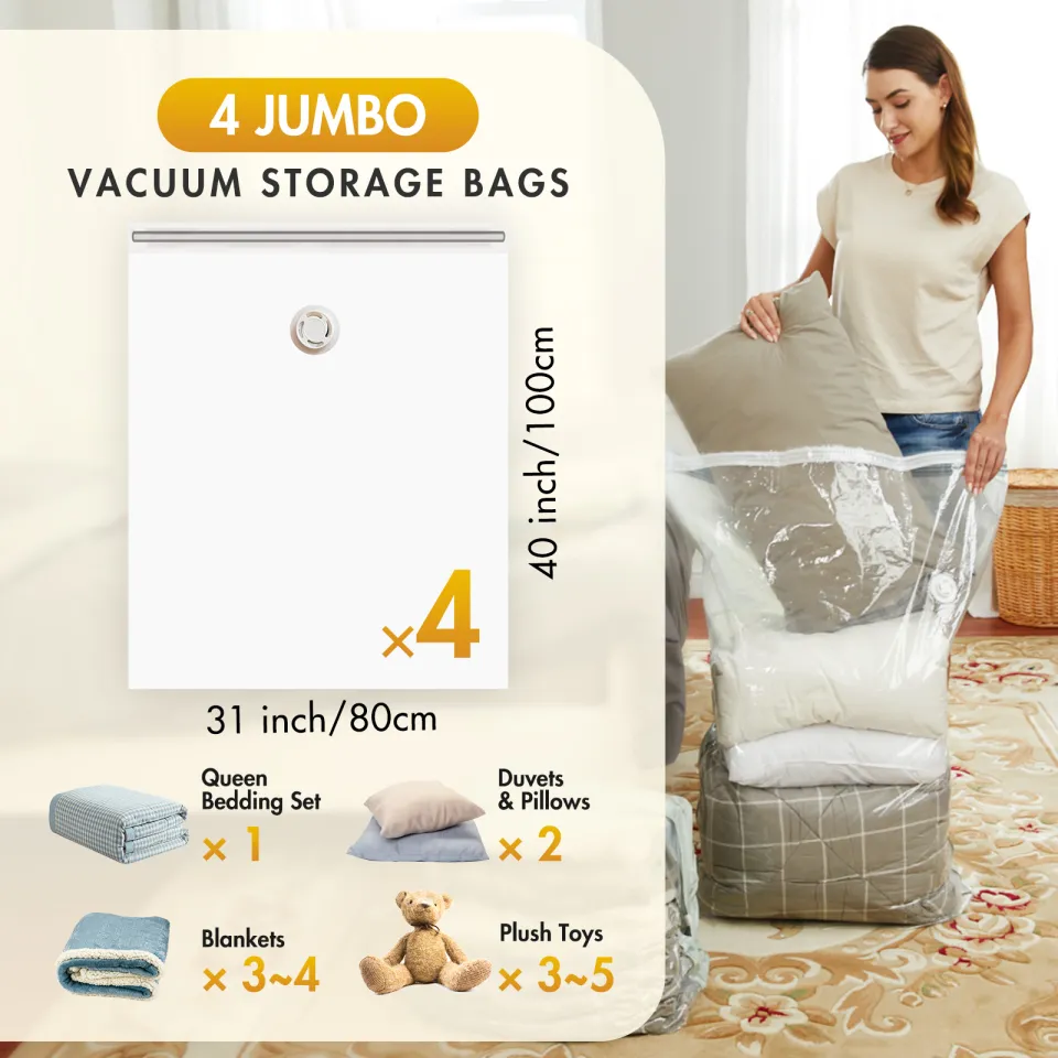 Vacuum comforter storage online bags