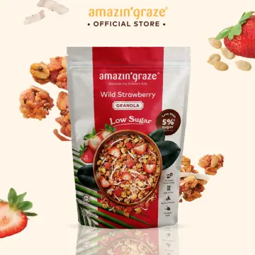 Amazin' Graze Low Sugar Wild Strawberry Granola Review