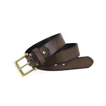 Montblanc Men's Casual Rustic Buckle Belt