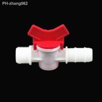 4/6/8/10/12/16/20mm Hose Barb x 1/2 quot; 3/4 quot; BSP Male Thread Two Way Plastic Ball Valve Aquarium Garden Micro Irrigation Connector