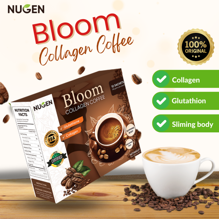 Bloom Collagen Coffee Instant coffee supports weight loss Skin care