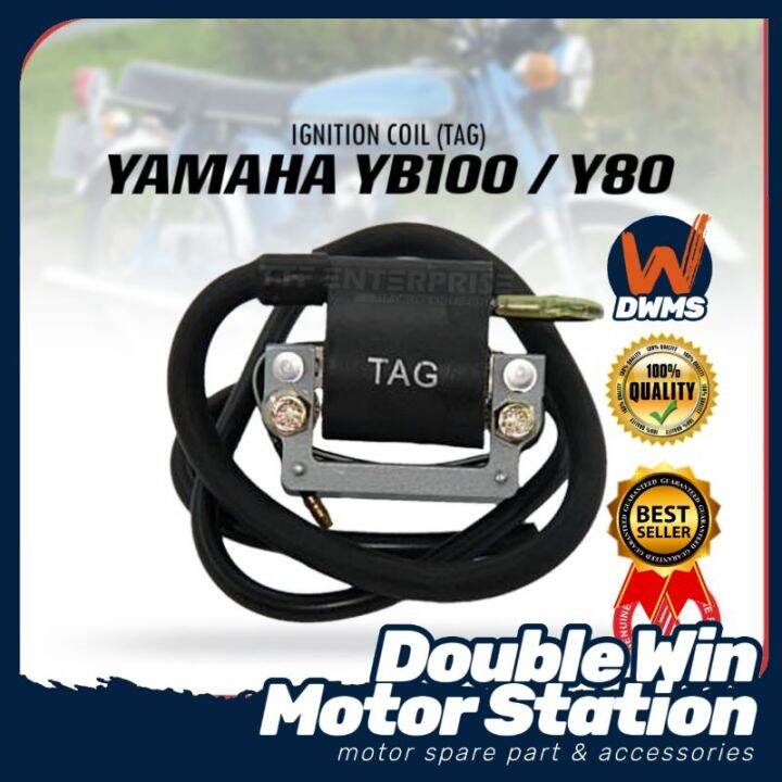 YAMAHA YB100 / Y80 IGNITION COIL BODY COIL PLUG COIL (TAG) STANDARD Lazada