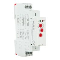 Delay Time Relay Relay DIN Rail Mount AC/DC 12V-240V Relay GRT8-M1 with 10 Functions