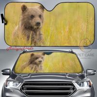 Brown Bear Grass Hd Car Sun Shade Gift Ideas 2022