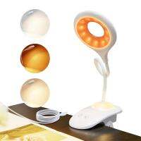 ไฟอ่านหนังสือแบบชาร์จไฟได้ Dimmable EyeCare Desktop Book Lamp Read Desk Lamp Night Light