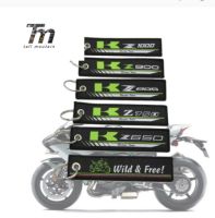 Kawasaki ห่วงโซ่ที่ใส่กุญแจสำหรับ Z1000 Z650 Z900 Z800คอลเลกชันพวงกุญแจปักพวงกุญแจป้ายปักรถจักรยานยนต์