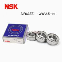 [Hot K] ญี่ปุ่น NSK MR63ZZ แบริ่ง3X6X2.5 ABEC-7ความเร็วสูง MR63ของจิ๋ว ZZ แบริ่งลูกเหล็กสำหรับไดวาตกปลา Castking Reel